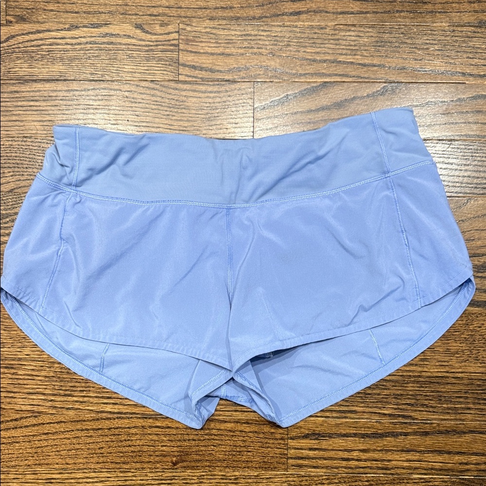 Lululemon Athletica Light Blue Athletic Shorts